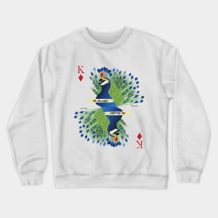 Peacock King of Diamonds Crewneck Sweatshirt